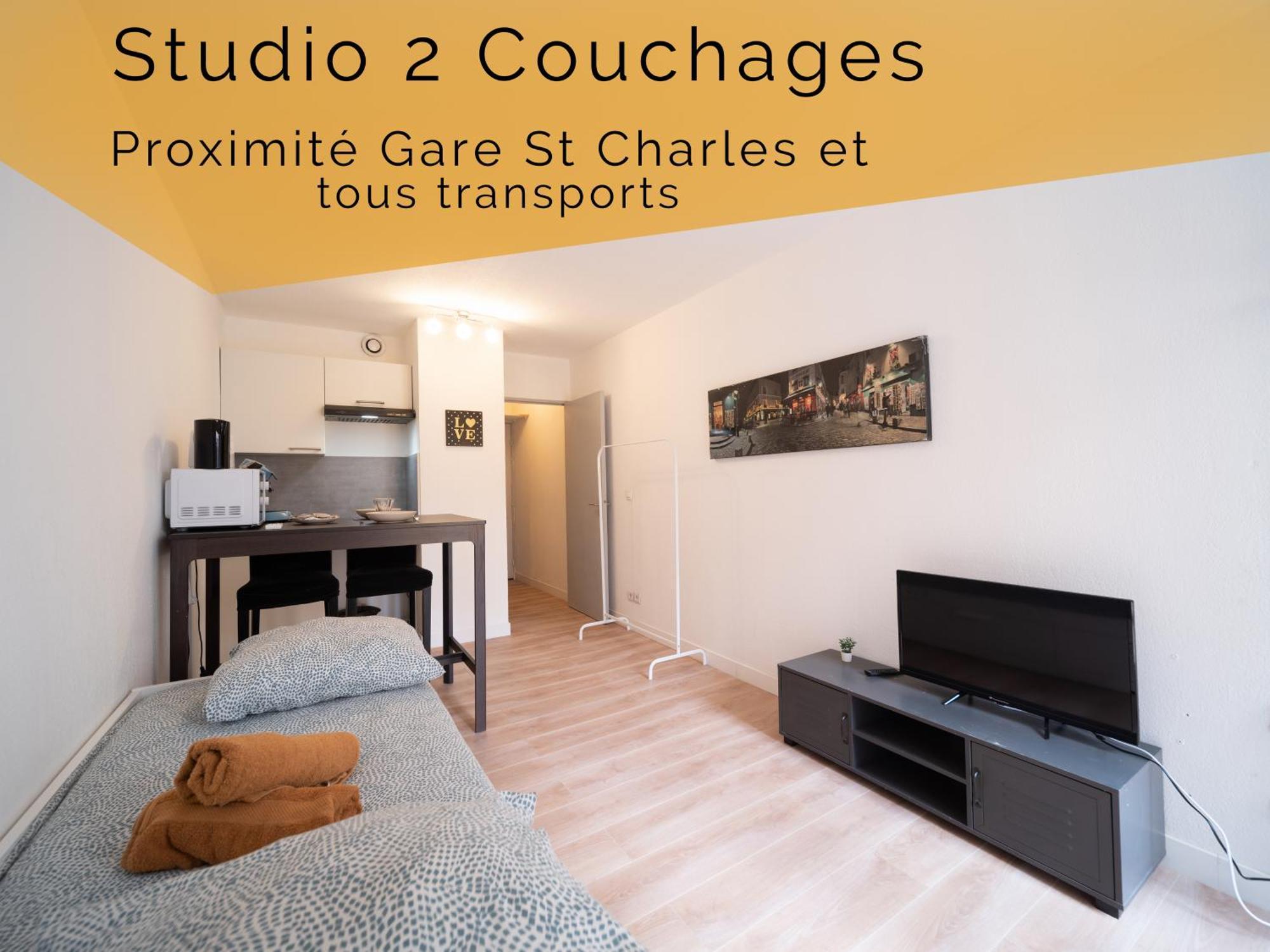 Appartement Tout Equipe A 6 Minutes De La Gare St Charles Marsiglia Esterno foto
