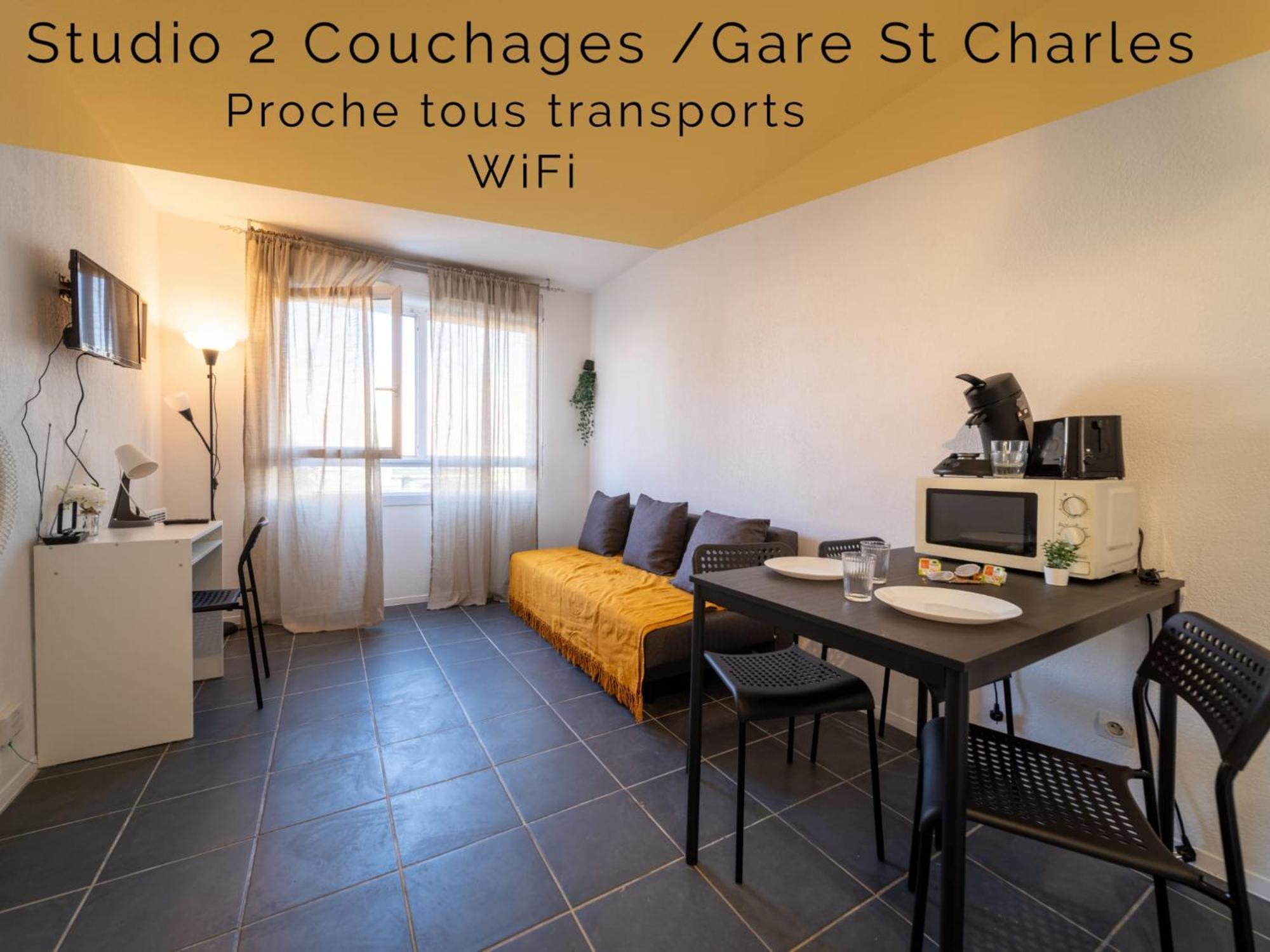 Appartement Tout Equipe A 6 Minutes De La Gare St Charles Marsiglia Esterno foto